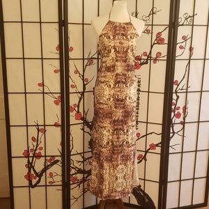 Gianni Bini Halter Maxi Floral Pattern Dress